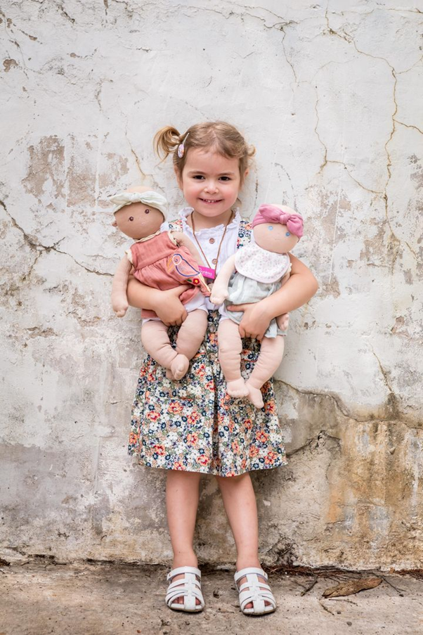 Organic Cotton Doll - Weighted - Baby Kaia