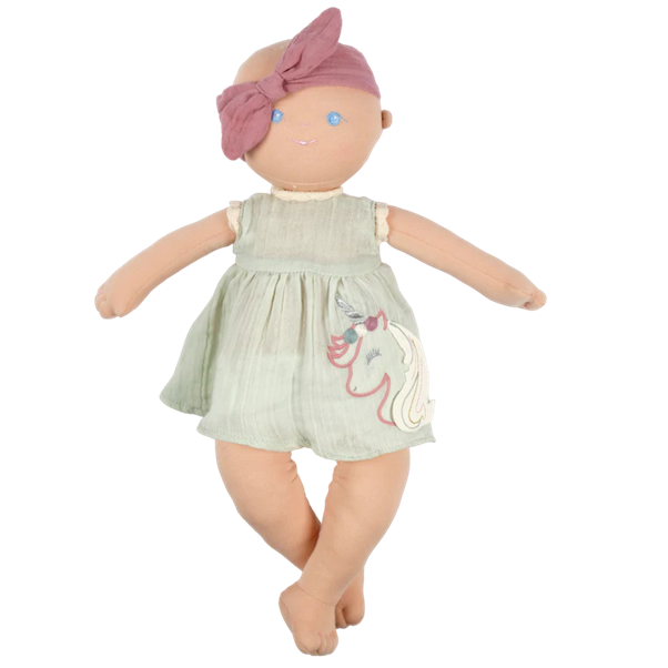 Organic Cotton Doll - Weighted - Baby Kaia