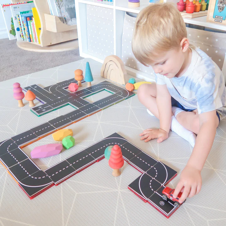 Magnetic Tile Toppers - Road Pack