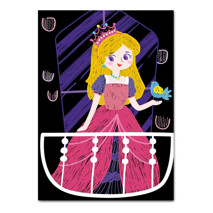 Mini Scratch Book - Princess