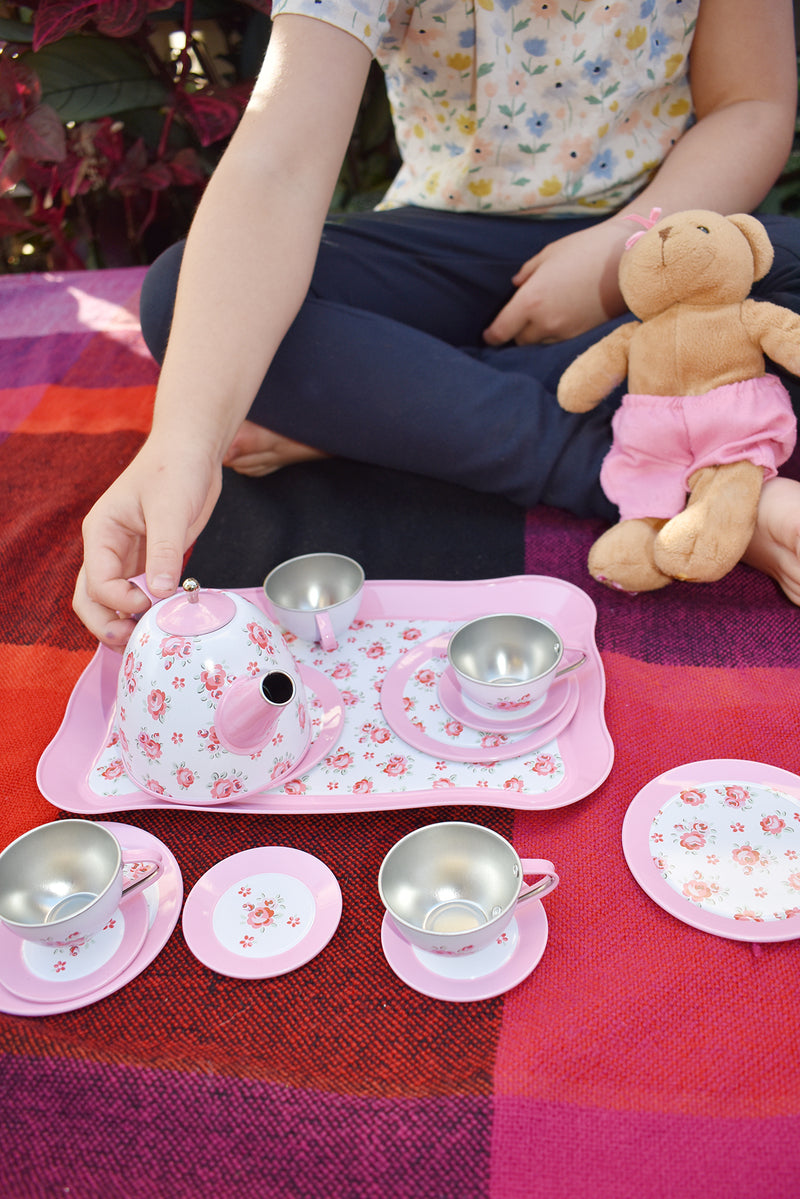 Tea Set - Pink Rose