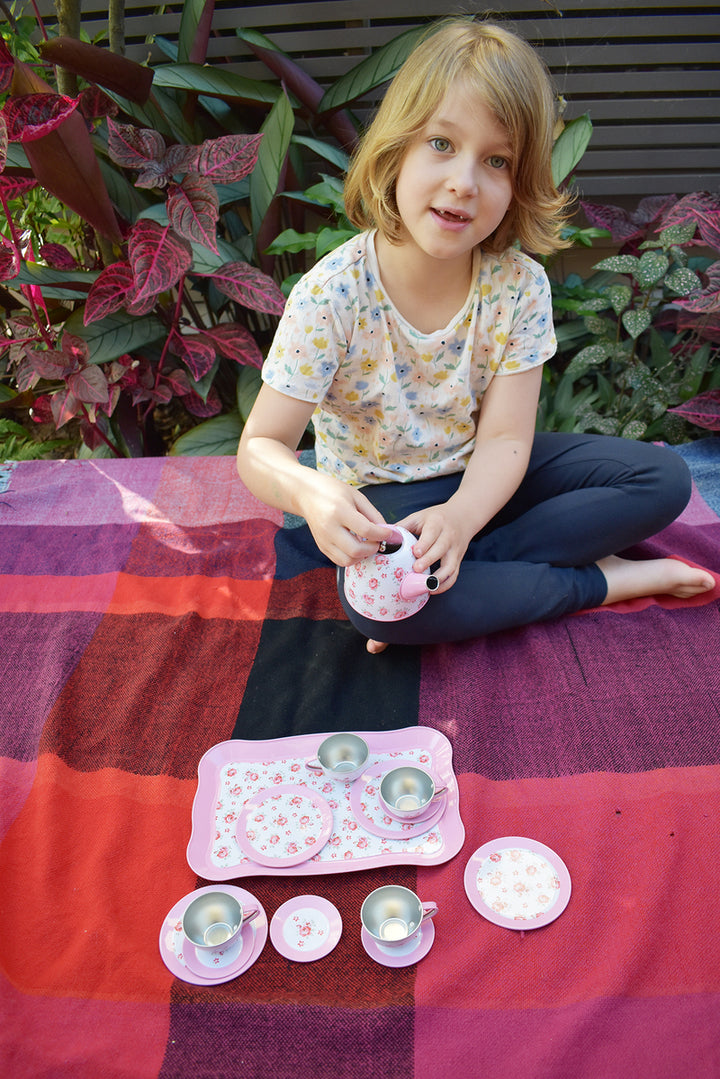 Tea Set - Pink Rose