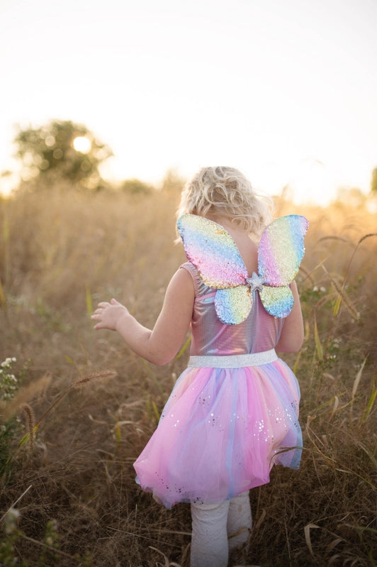 Dressup - Skirt, Wings & Wand Set - Rainbow