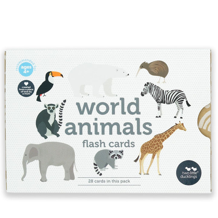World Animal Flash Cards