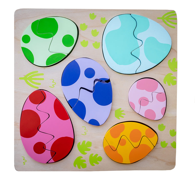 Wooden Puzzle - Egg and Dino