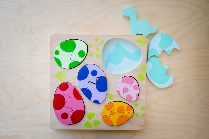 Wooden Puzzle - Egg and Dino