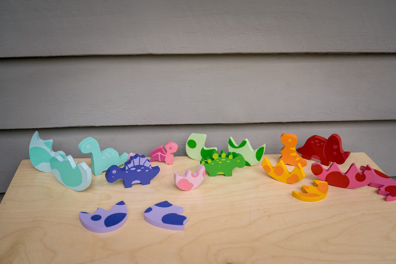 Wooden Puzzle - Egg and Dino