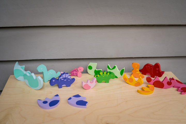 Wooden Puzzle - Egg and Dino