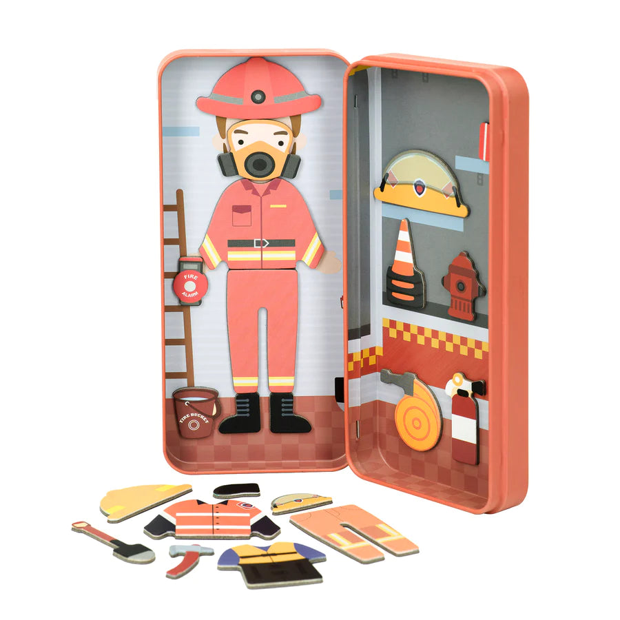 Magnetic Travel Tin - Firefighter