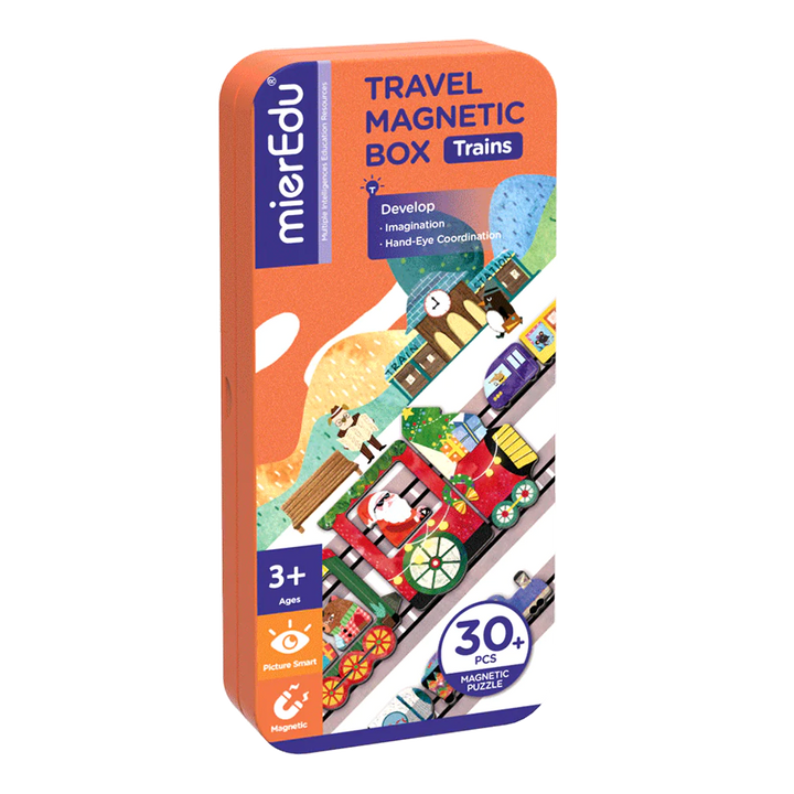 Magnetic Travel Tin - Trains
