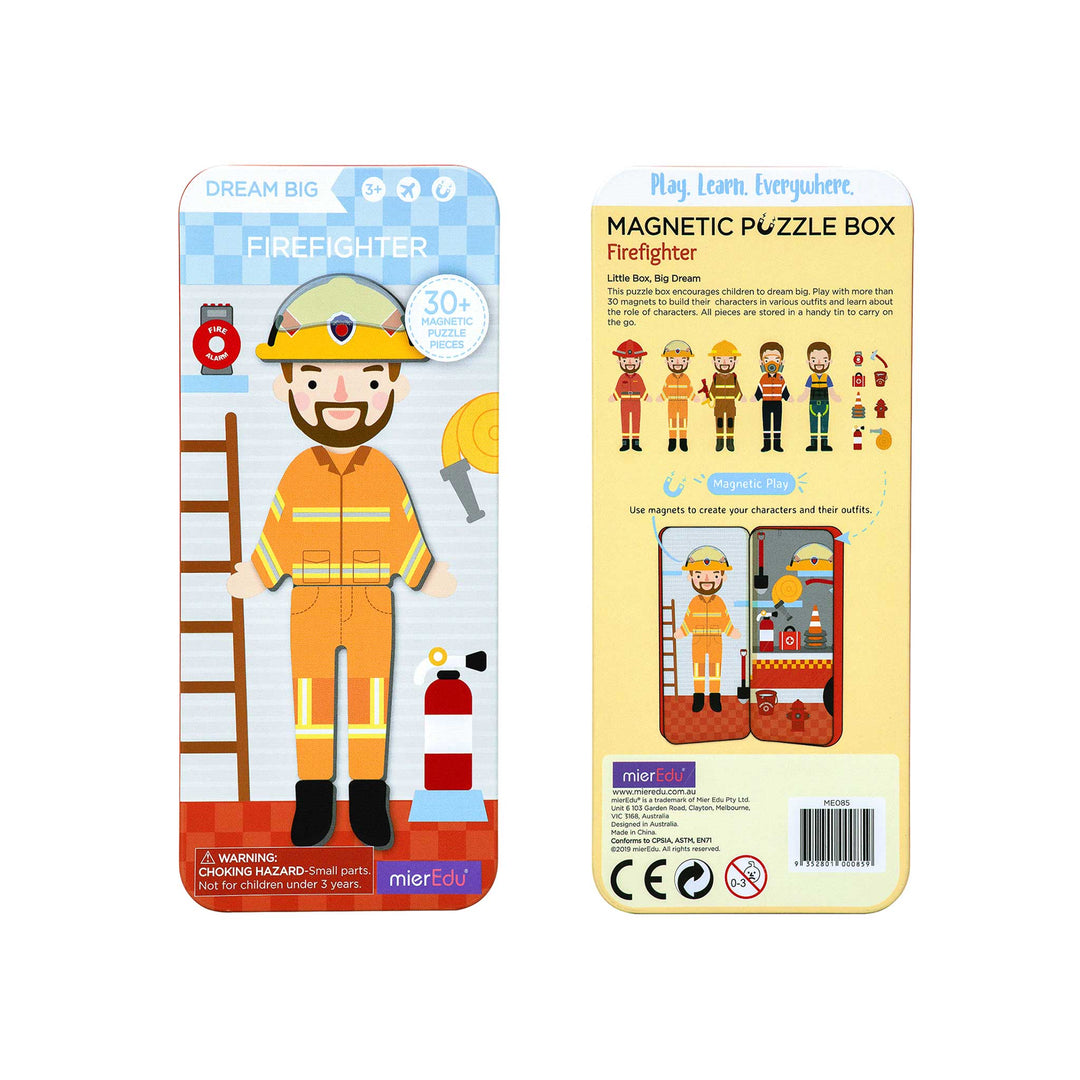 Magnetic Travel Tin - Firefighter