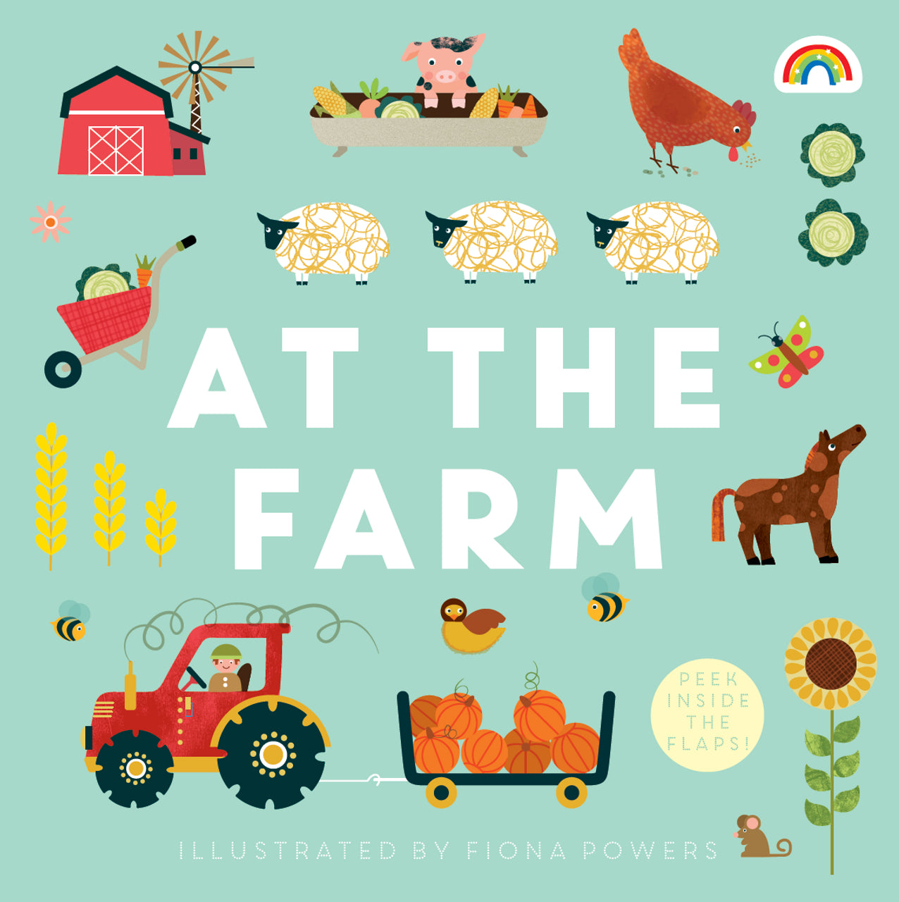 Peek Inside Book The Farm Colourful Learning Toy Store