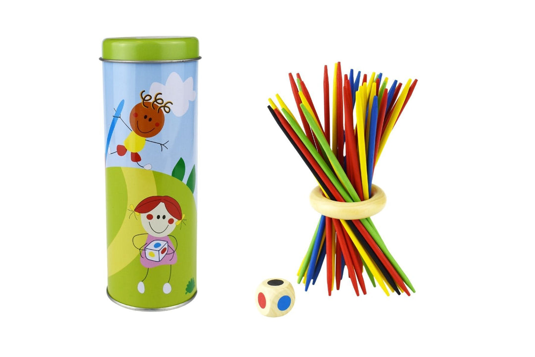 Pick Up Sticks in Tin