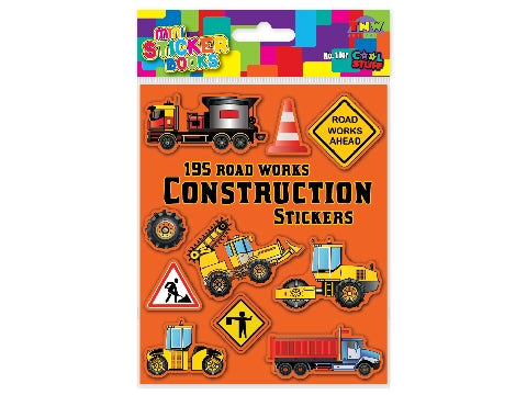 Mini Sticker Book - Construction