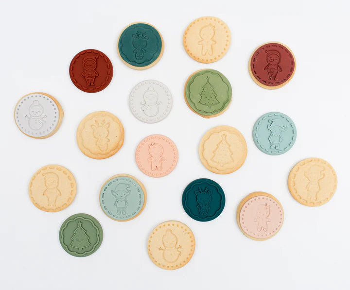 Stampies Christmas - 6 Silicone Stamps