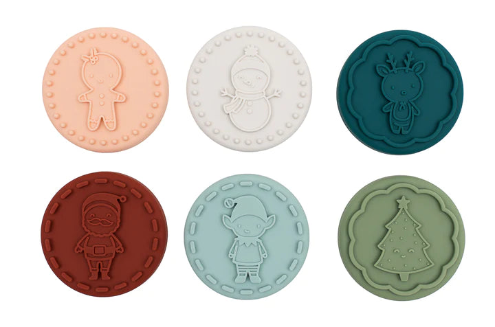 Stampies Christmas - 6 Silicone Stamps