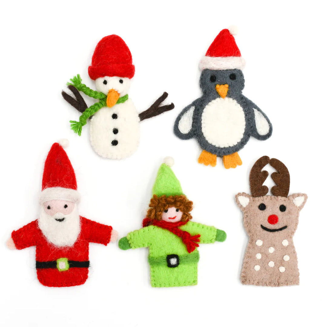 Finger Puppet Set - Christmas Santa