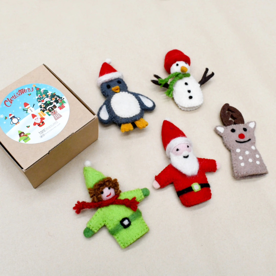 Finger Puppet Set - Christmas Santa