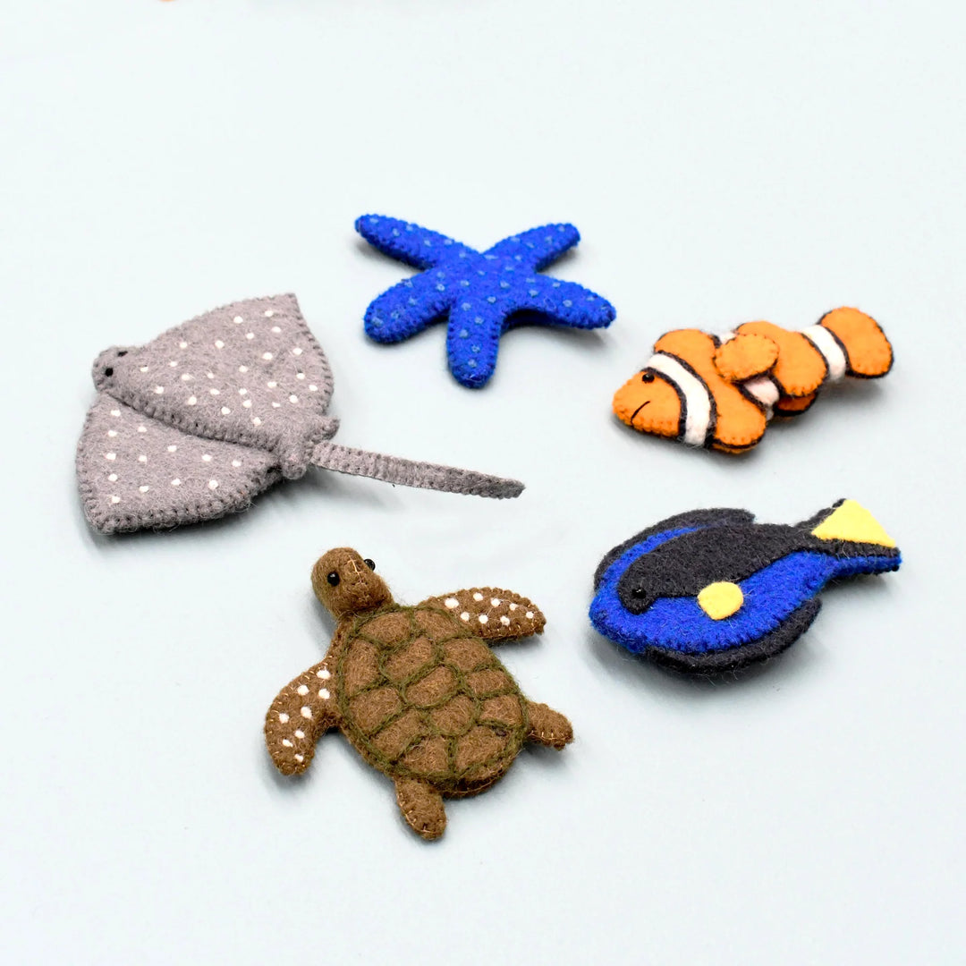 Finger Puppet Set - Australian Coral Reef