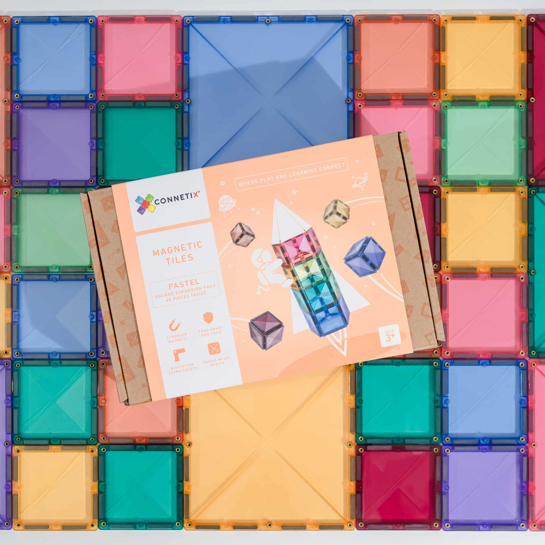 Squares Pack | Pastel - 40 Pieces
