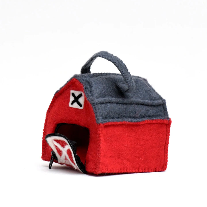 Finger Puppet Farm Barn Bag
