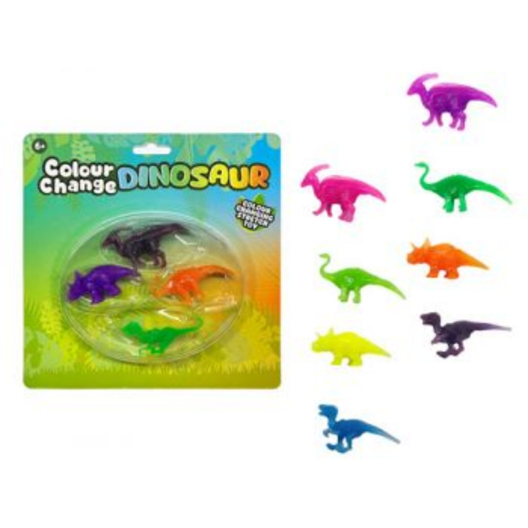Colour Change Dinosaur - 4 Pack
