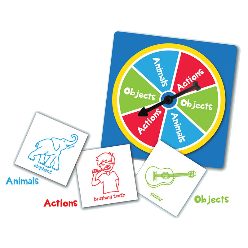 Charades Kids on Stage Travel Tin