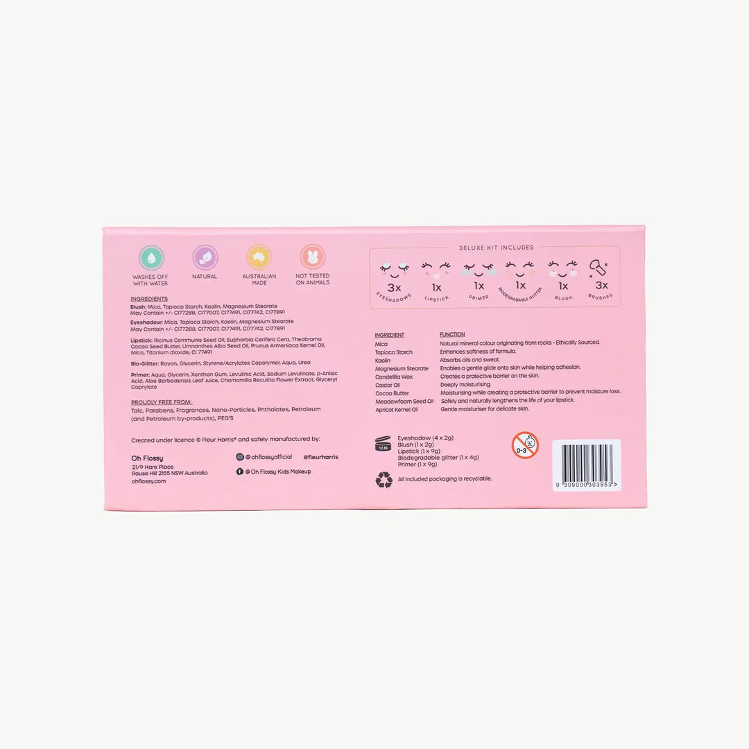 Oh Flossy X Fleur Harris | Garden of Dreams Collection Deluxe - Makeup & Glitter Set