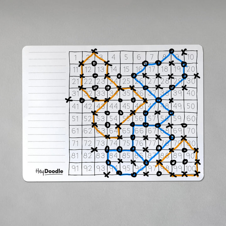 Reusable Colour-in Placemat 100 Squares