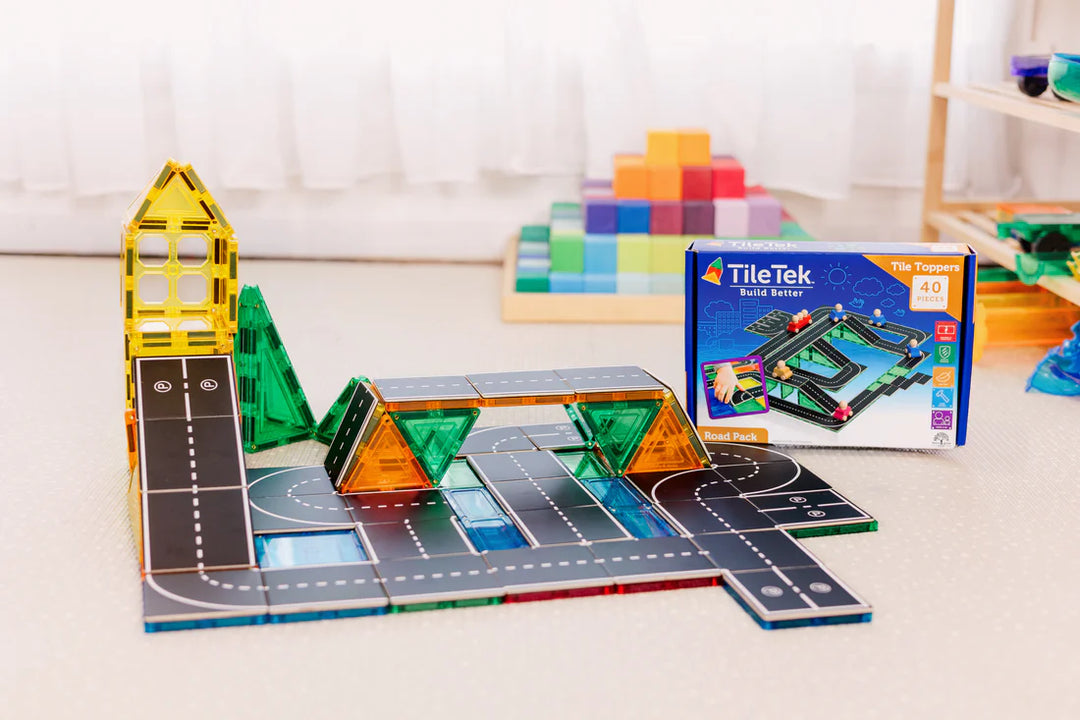 TileTek - 40 Piece Tile Topper - Road Pack