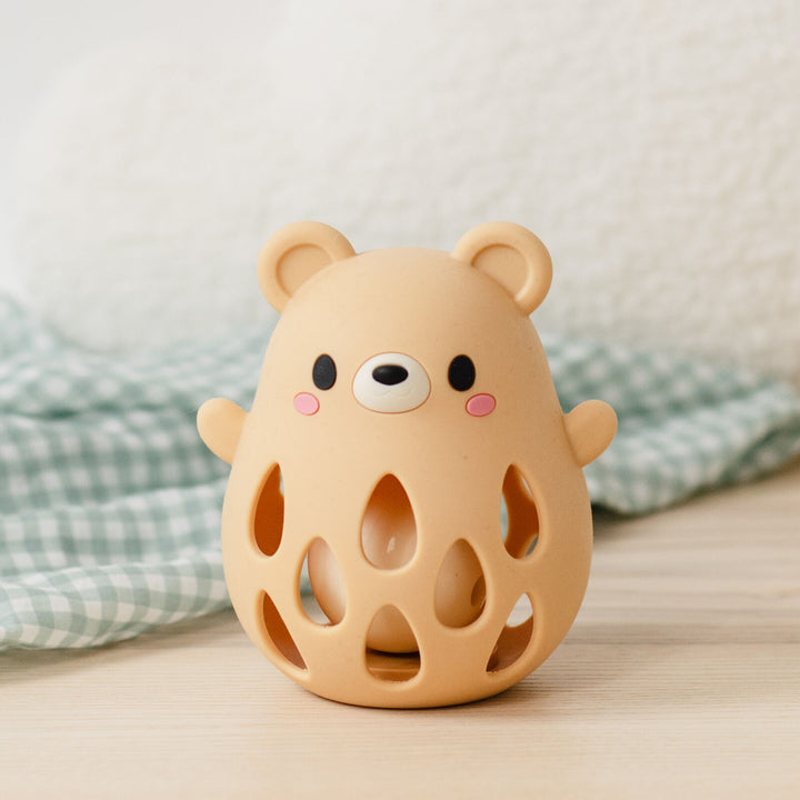 Silicone Rattle - Bear