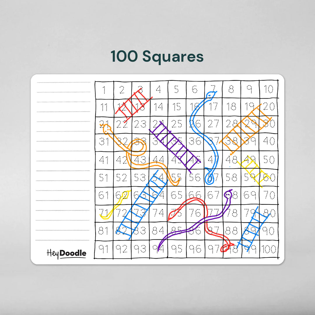 Reusable Colour-in Placemat 100 Squares