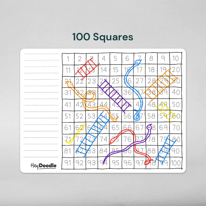 Reusable Colour-in Placemat 100 Squares