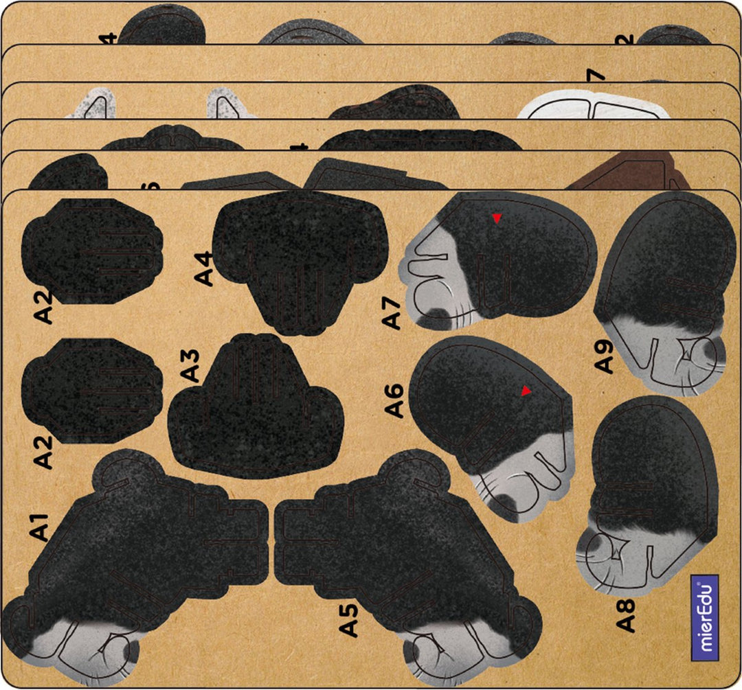 Build & Sound 3D Puzzle - Silverback Gorilla