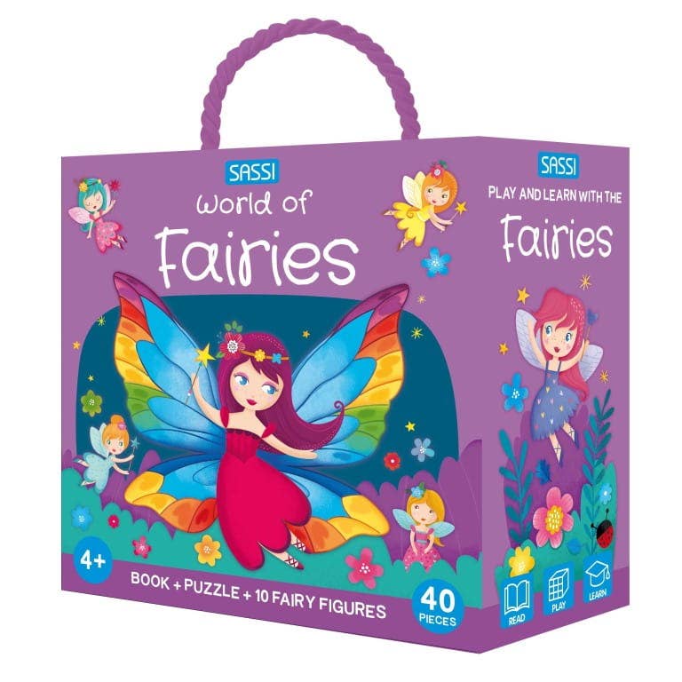 3D Puzzle and Book Set – Fairies