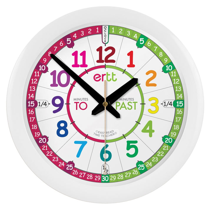 Easy Read Clock | Past & To - Rainbow
