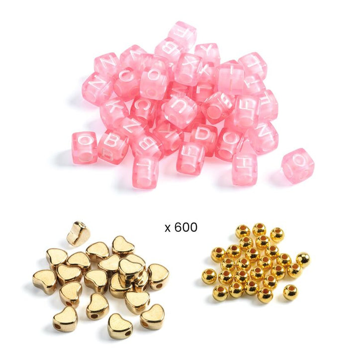 Beads Kit - Gold Alphabet