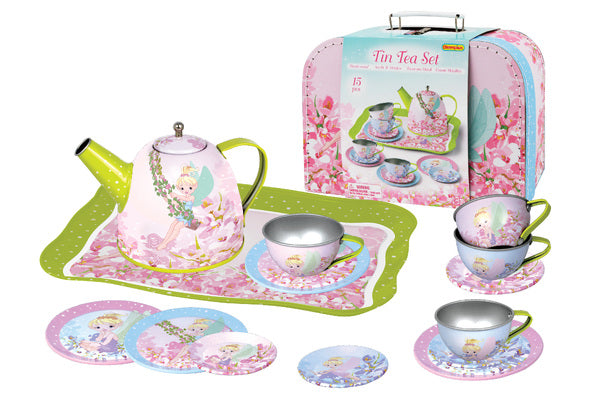 Tea Set - Fairy Tin in Suitcase