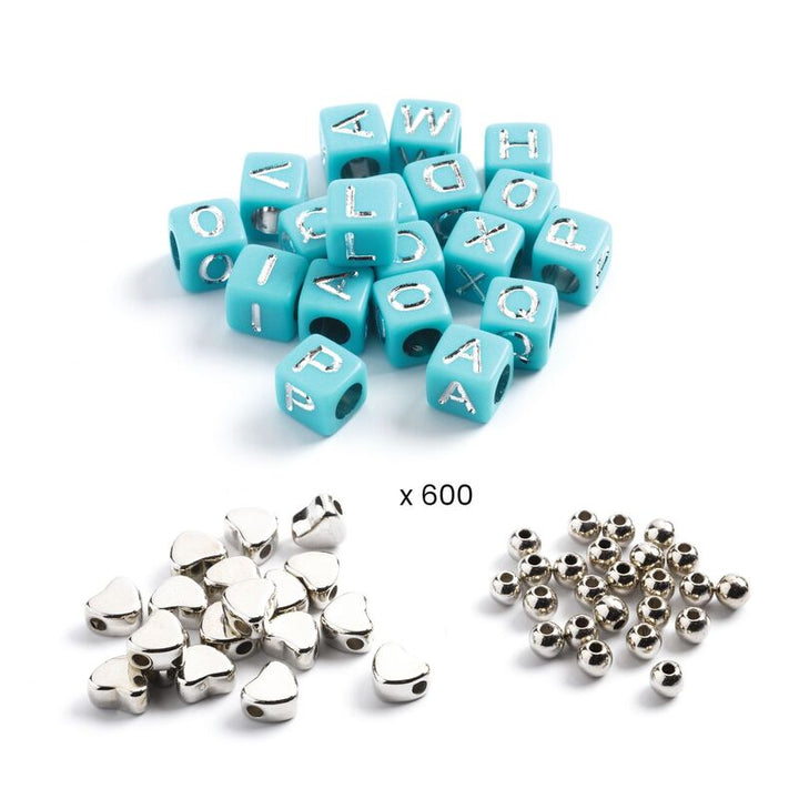 Beads Kit - Silver Alphabet