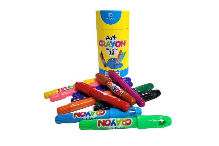 Silky Crayon Art - 12 Colours
