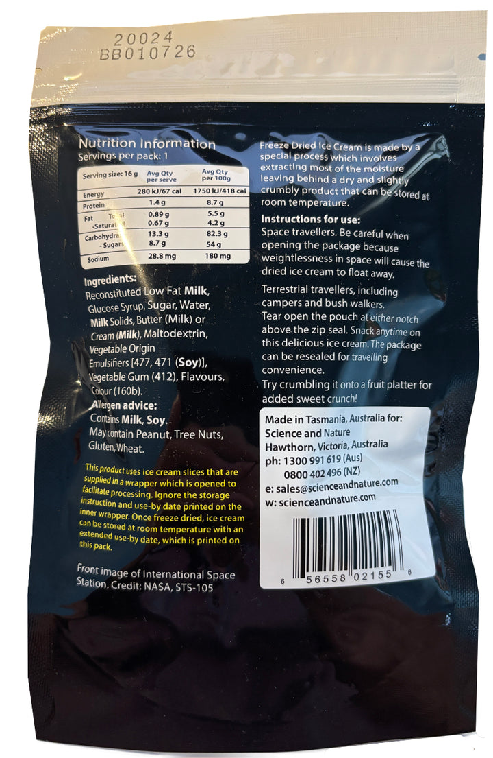 Freeze Dried Ice Cream