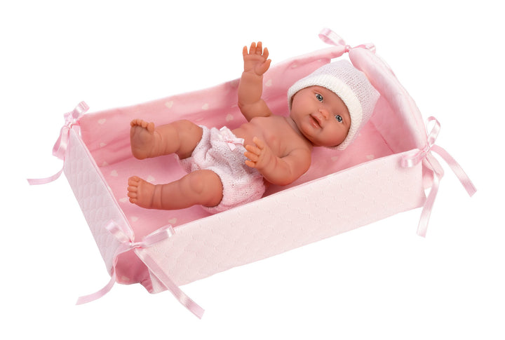 Llorens Baby Doll  – Bebita Cuna Rosa