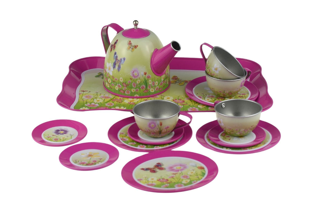 Tea Set - Pink Butterfly