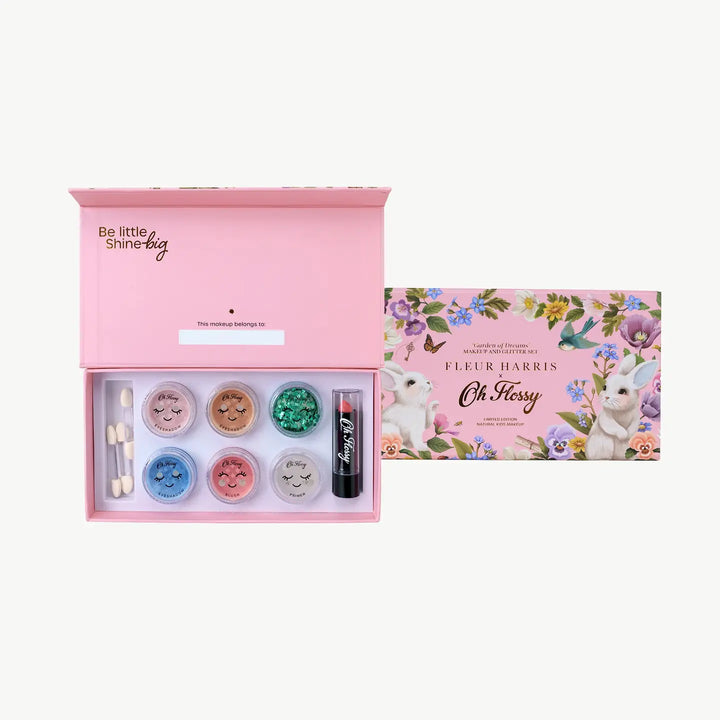 Oh Flossy X Fleur Harris | Garden of Dreams Collection Deluxe - Makeup & Glitter Set