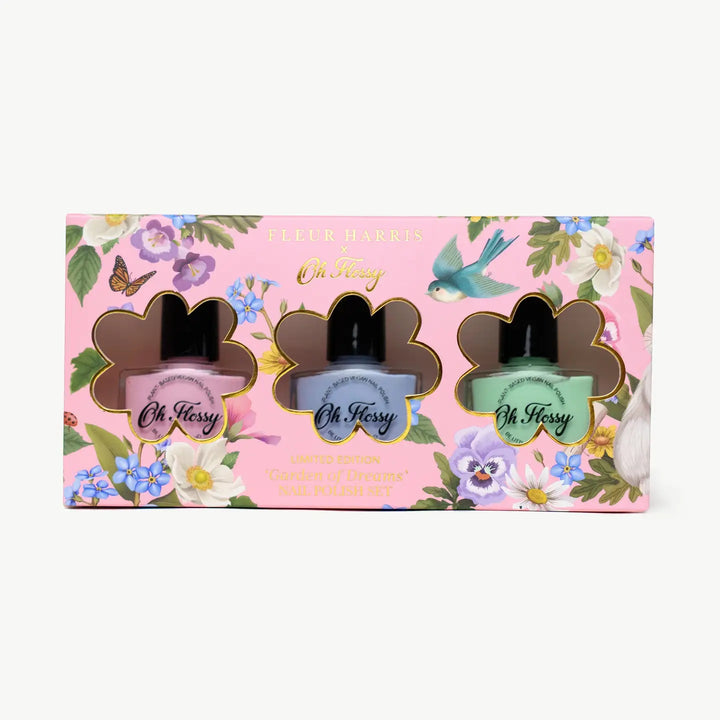 Oh Flossy X Fleur Harris | Garden of Dreams - Nail Polish Set
