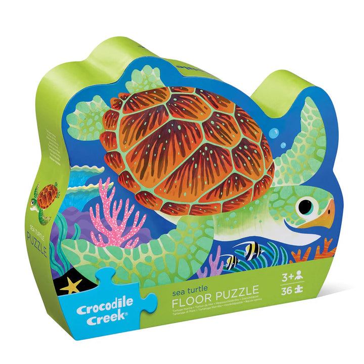 Floor Puzzle - Sea Turtle (Foil Stamped)