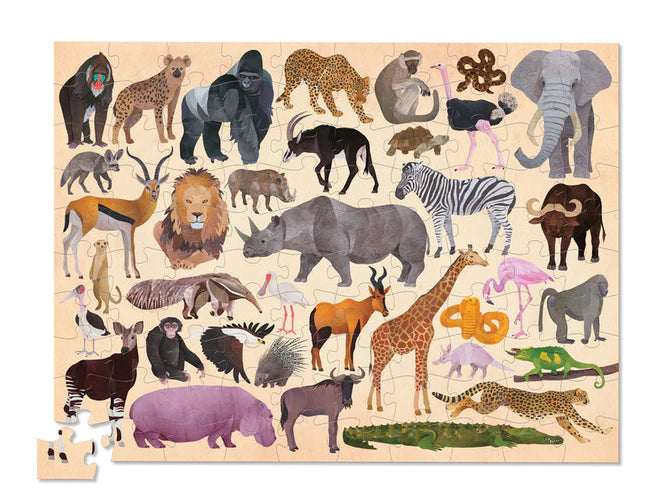 100 Piece Puzzle - Wild Animals