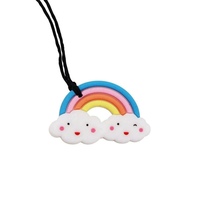 Chew Pendant Necklace | Rainbow