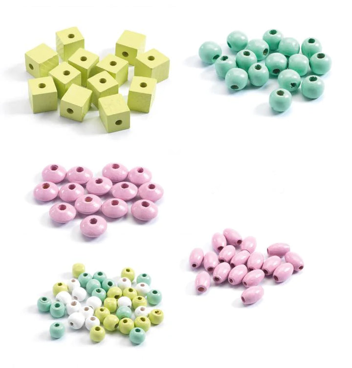 Beads Kit - Wooden Beads - Make your own Jewellery