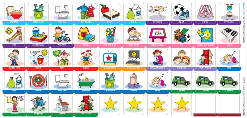 My Busy Day - Magnetic Activity Chart